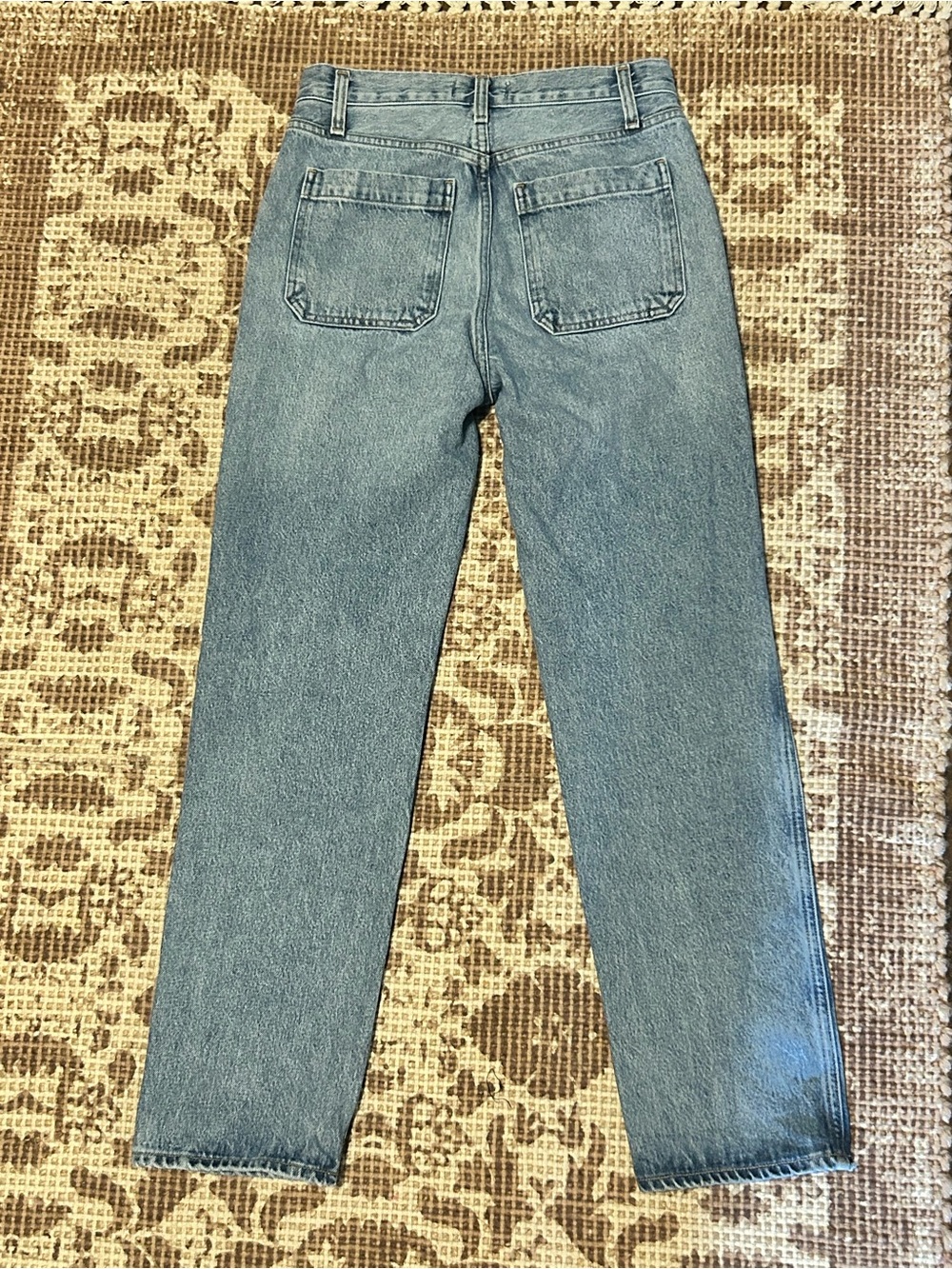 Agolde Light Blue Straight-Leg Jeans - Picture 5 of 5